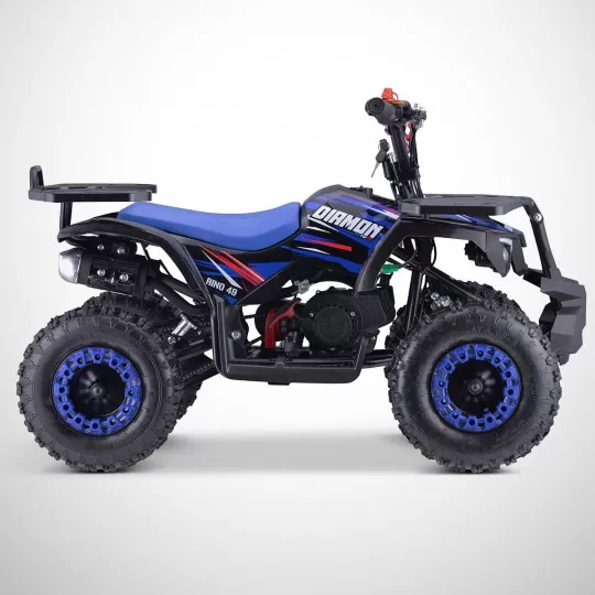 Pocket quad 49cc Bleu Rino Diamon – Image 5