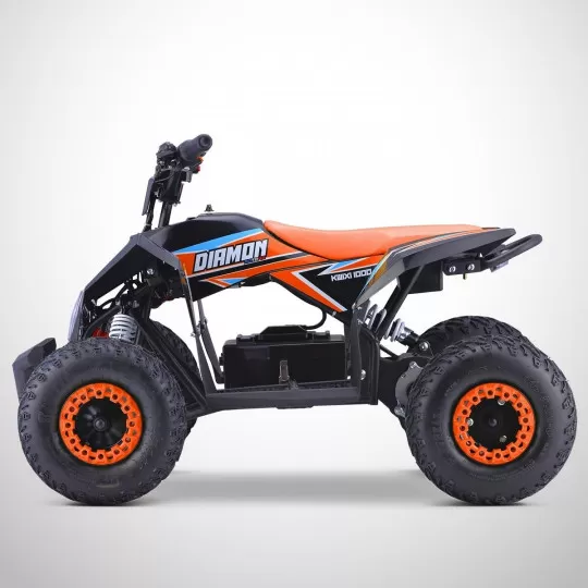 Quad électrique enfant 1000w Orange KWIXI Diamon – Image 2